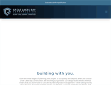 Tablet Screenshot of glbconstructioninc.com